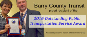 Barry County Transit FTA 2016 Award